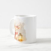 Cute Reindeer Christmas Mug Wrap (Devant gauche)