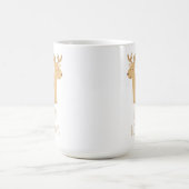 Cute Reindeer Holiday Coffee Mug Christmas Gift (Centre)