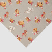 Cute Reindeer Holiday Tissuepapier (Detail)