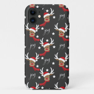 Cute Reindeer Joy iPhone 11 Hoesje