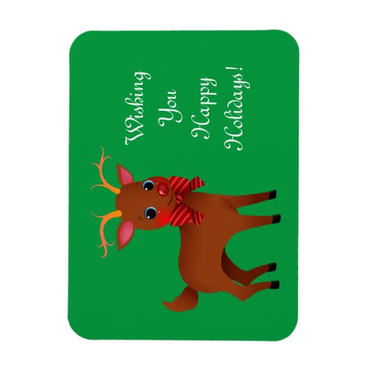 Cute Reindeer Magneet (Verticaal)