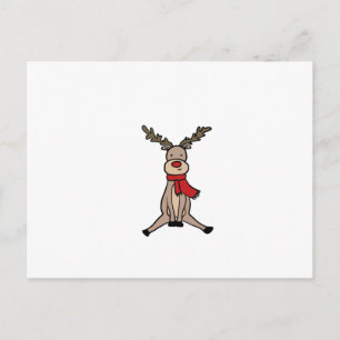 CUTE REINDEER, Rudolph Briefkaart