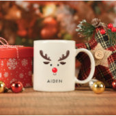 Cute Reinder Visage Classique Mug