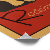 Cute Remake of Le Chat Noir Black Cat Poster (Hoek)