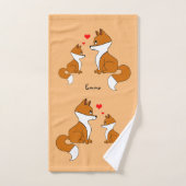 Cute renard (Serviette à main)