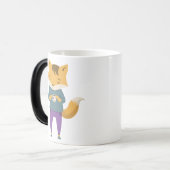 Cute renard avec tasse de thé (Devant gauche)