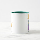 Cute renard avec tasse de thé (Centre)