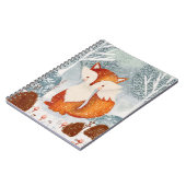 Cute renard lunaire dans le Carnet forestier (Côté gauche)
