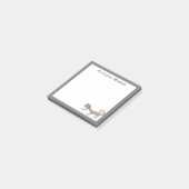 Cute Reptiel Gecko  Post-it® Notes (Schuin)