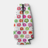 Cute retro-appelpatroon flesjeskoeler (Achterkant)