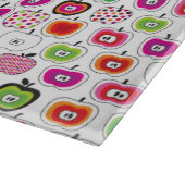 Cute retro-appelpatroon snijplank (Hoek)