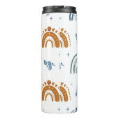Cute Retro Boho Celestial Pattern Personalized Thermosbeker (Achterkant)