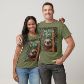 Cute retro boho funny Sloth vibes only T-shirt (Unisex)