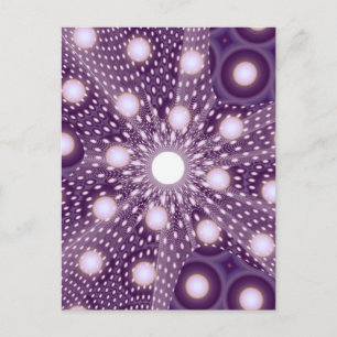 Cute Retro Circles Polar Abstracte Art Briefkaart