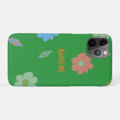 Cute Retro Flower Case-Mate iPhone Case (Achterkant (horizontaal))