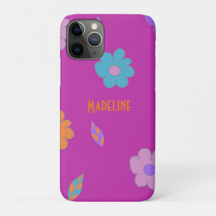 Cute Retro Flower iPhone 11 Pro Hoesje