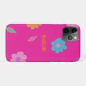 Cute Retro Flower Case-Mate iPhone Case (Achterkant (horizontaal))