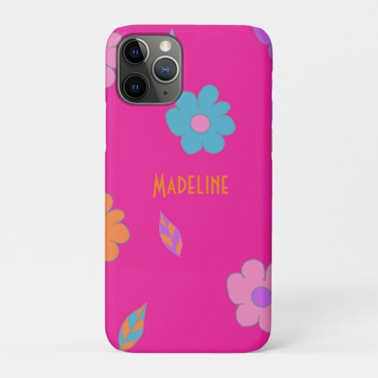 Cute Retro Flower Case-Mate iPhone Case (Achterkant)