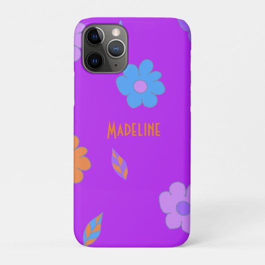 Cute Retro Flower Case-Mate iPhone Case (Achterkant)