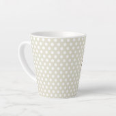 Cute Retro Girl Cocktail Latte Mug (Angle gauche)