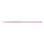 Cute retro girly pastel roze houndstooth patroon lint (Voorkant)