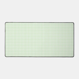 Cute Retro Groen Gingham Plaid patroon Bureaumat