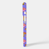 Cute Retro Hippie-paddenstoelpatroon in Paars Case-Mate iPhone Case (Achterkant / Links)