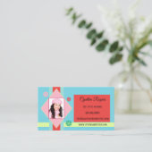 Cute Retro Hobby Photo Carte de visite (Debout devant)