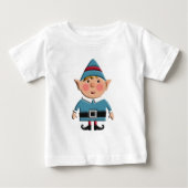 Cute Retro Kerstmis Elf (Voorkant)
