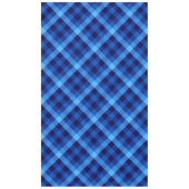 Cute Rétro Océan Bleu Plaid Grande Nappe (Devant)