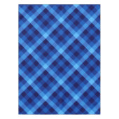 Cute Retro Ocean Blue Plaid Petite nappe (Devant)