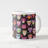 Cute retro owl mok (Voorkant rechts)