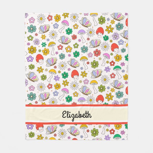 Cute Retro Retro 90s Y2k Couverture en polaire (Devant)