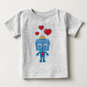Cute Retro Robot - Aangepast Kinder T-shirt