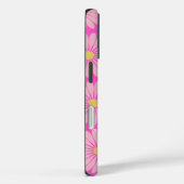 Cute Retro Scandinavian Flower Pattern (roze) Case-Mate iPhone Case (Achterkant / Rechts)