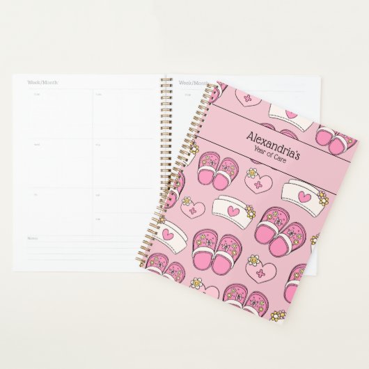 Cute Retro Style Nurse Planner (Display)