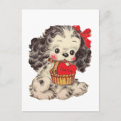 Cute retro  Valentijn Briefkaart (Voorkant)