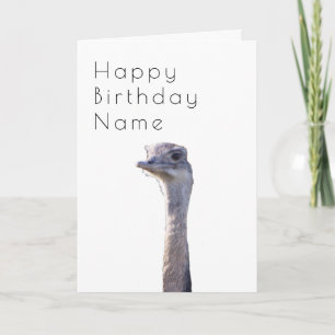 Cute Rhea Art Deco Birthday Card Kaart