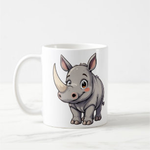 Cute Rhino Koffiemok
