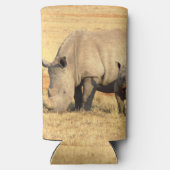 Cute rhinoceros in afrika (Achterkant)