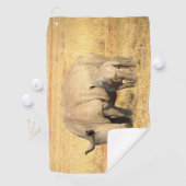 Cute rhinoceros in afrika golfhanddoek (Insitu)