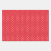 Cute Ribbon Love Seamless Pattern Wrapping Paper, Inpakpapier Vel (Voorkant 3)