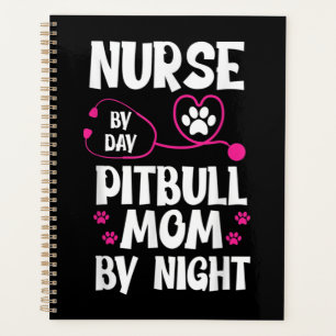 Cute RN Nurse Pit Bull Maman Paw Dog Puppy Lover
