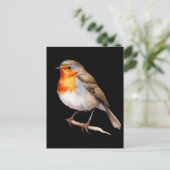 Cute Robin Briefkaart (Staand voorkant)