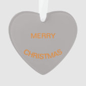 Cute Robin Kerstornament Ornament (achterkant)