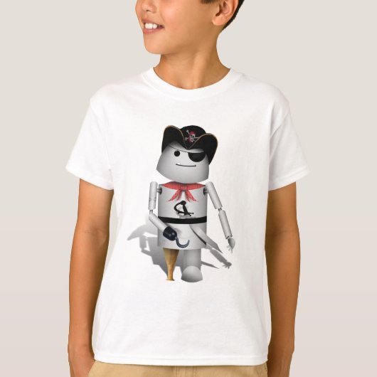 Cute Robo-x9 Pirate T-shirt (Voorkant)