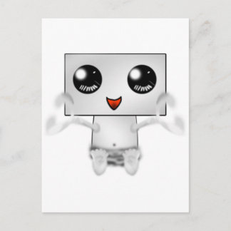 Cute Robot Briefkaart
