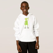 Cute Robot, Funny Robot, Gekke Robot, Groene Robot (Voorkant volledig)