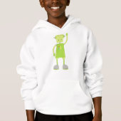 Cute Robot, Funny Robot, Gekke Robot, Groene Robot (Voorkant)