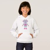 Cute Robot, Funny Robot, Gekke Robot, Paarse Robot (Voorkant volledig)
